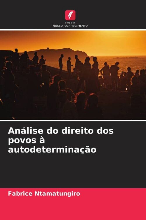 Produktbild: An&aacute;lise do direito dos povos &agrave; autodetermina&ccedil;&atilde;o