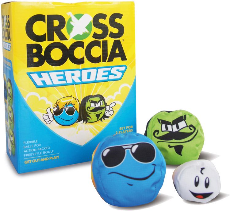 Produktbild: Crossboccia&reg; Doublepack HEROES 2x3er Set f&uuml;r 2 Spieler Mexican & Dude
