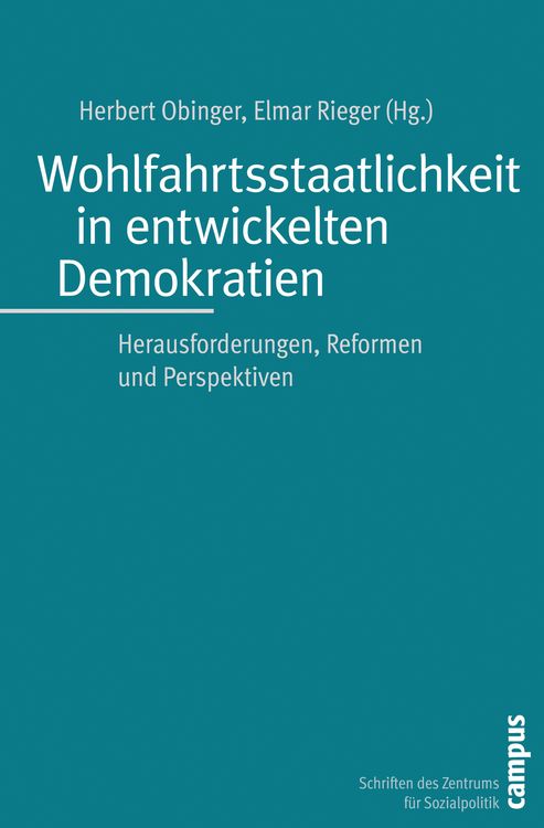 Produktbild: Wohlfahrtsstaatlichkeit in entwickelten Demokratien