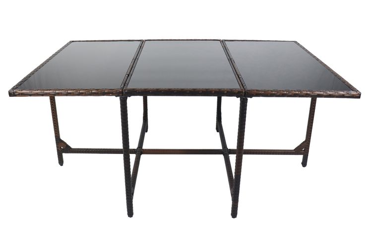 Produktbild: Rattan Gartentisch Balkontisch Raloso 170x110