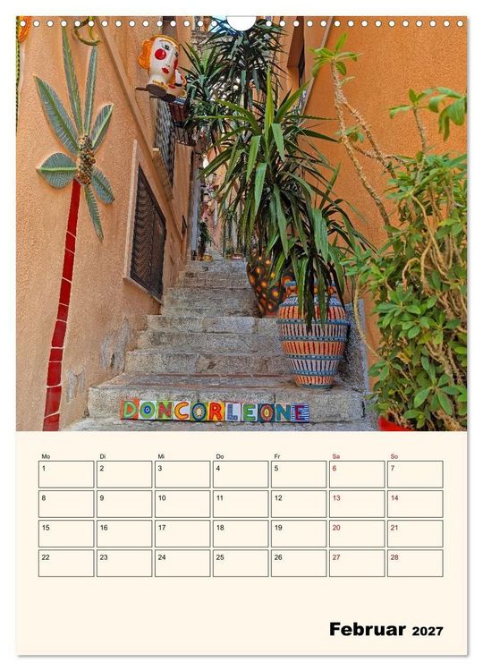 Produktbild: Taormina - &Auml;tna, Meer und antike Steine (Wandkalender 2027 DIN A3 hoch), CALVENDO Monatskalender