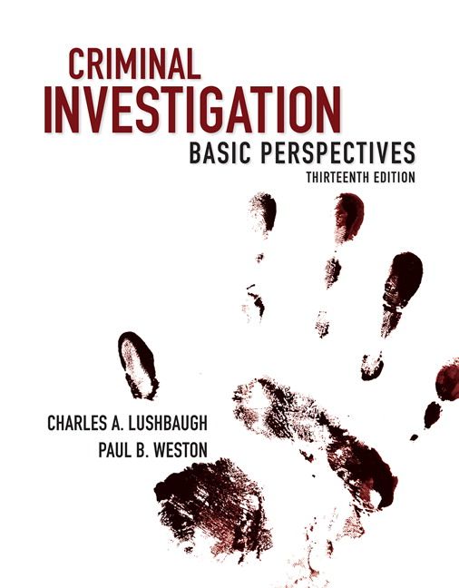 Produktbild: Criminal Investigation: Basic Perspectives