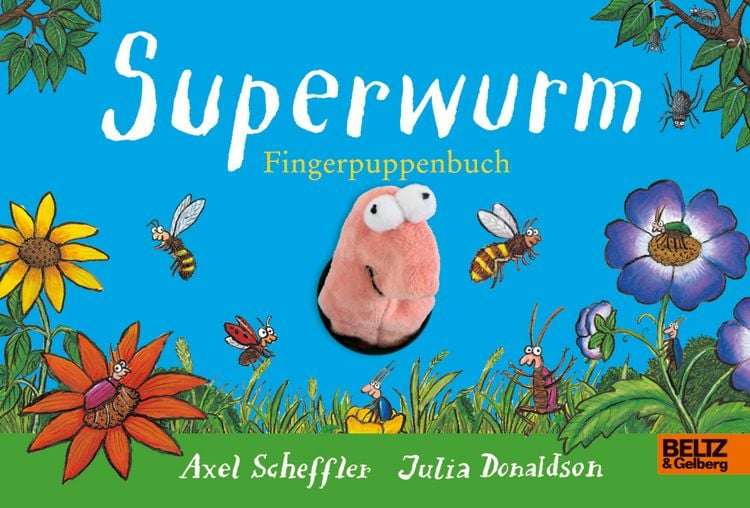 Produktbild: Superwurm-Fingerpuppenbuch