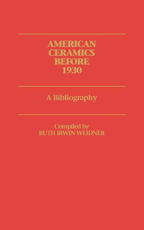 Produktbild: American Ceramics Before 1930