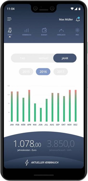 Produktbild: Powerfox poweropti Variante 3 PA201902 Energiekosten-Messger&auml;t-Zubeh&ouml;r mit App-Steuerung