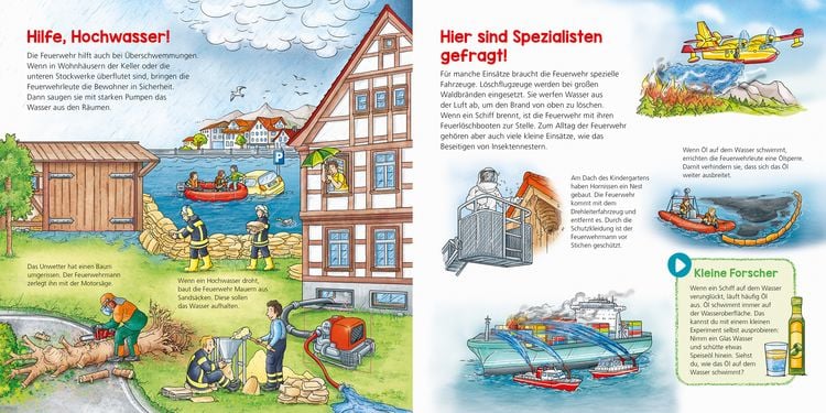 Produktbild: BOOKii&reg; WAS IST WAS Kindergarten Komm mit zur Feuerwehr!