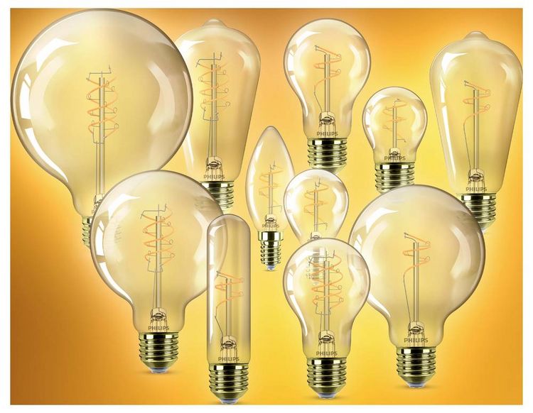 Produktbild: Philips 8721103049070 LED E27 Spiralform 3.1W = 25W Bernstein dimmbar 1St.