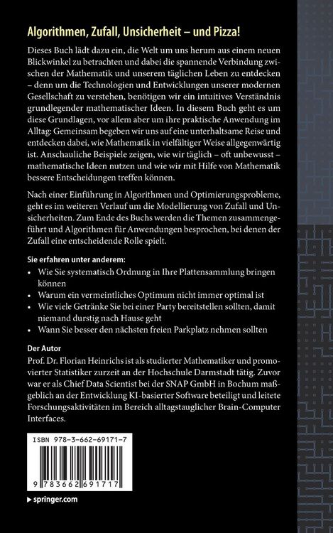 Produktbild: Algorithmen, Zufall, Unsicherheit &ndash; und Pizza!