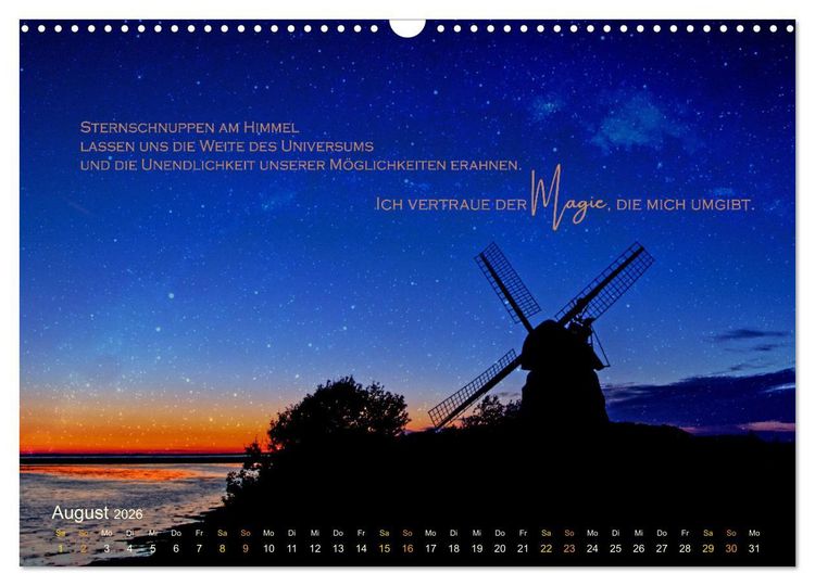 Produktbild: Vertraue! (Wandkalender 2026 DIN A3 quer), CALVENDO Monatskalender
