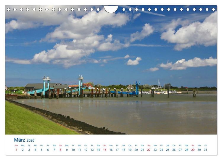 Produktbild: Langeoog 2026. Impressionen zwischen Hafen und Ostende (Wandkalender 2026 DIN A4 quer), CALVENDO Monatskalender