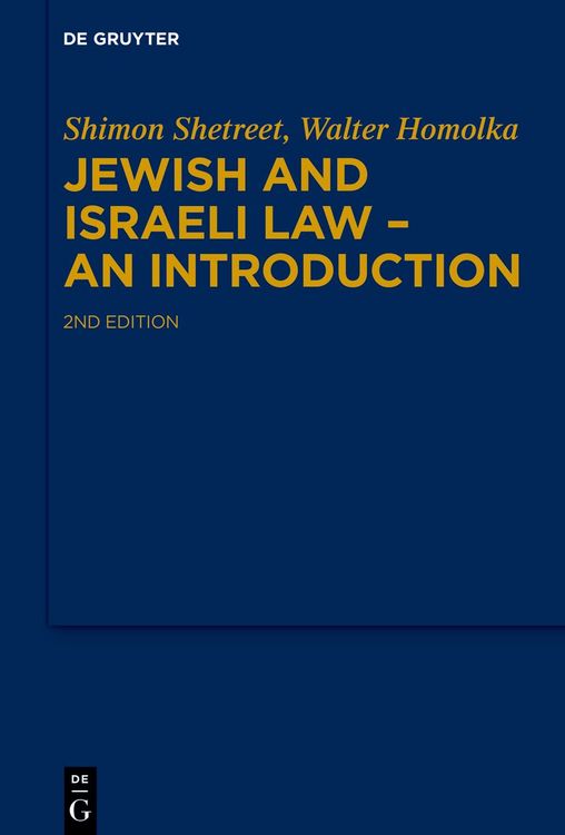 Produktbild: Jewish and Israeli Law - An Introduction