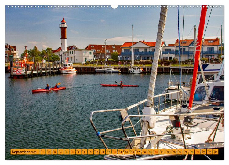 Produktbild: Wismarer Bucht - Impressionen zwischen Kl&uuml;tzer Winkel und der Insel Poel (Wandkalender 2026 DIN A2 quer), CALVENDO Monatskalender