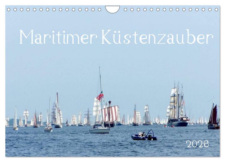 Produktbild: Maritimer K&uuml;stenzauber (Wandkalender 2026 DIN A4 quer), CALVENDO Monatskalender