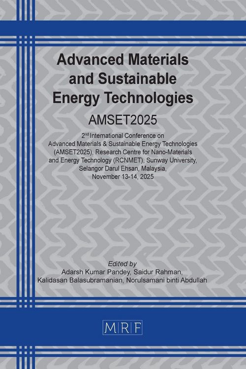 Produktbild: Advanced Materials and Sustainable Energy Technologies
