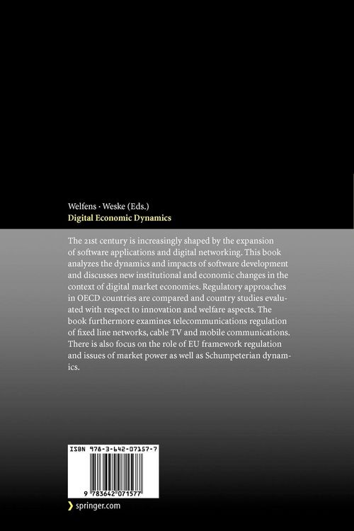 Produktbild: Digital Economic Dynamics