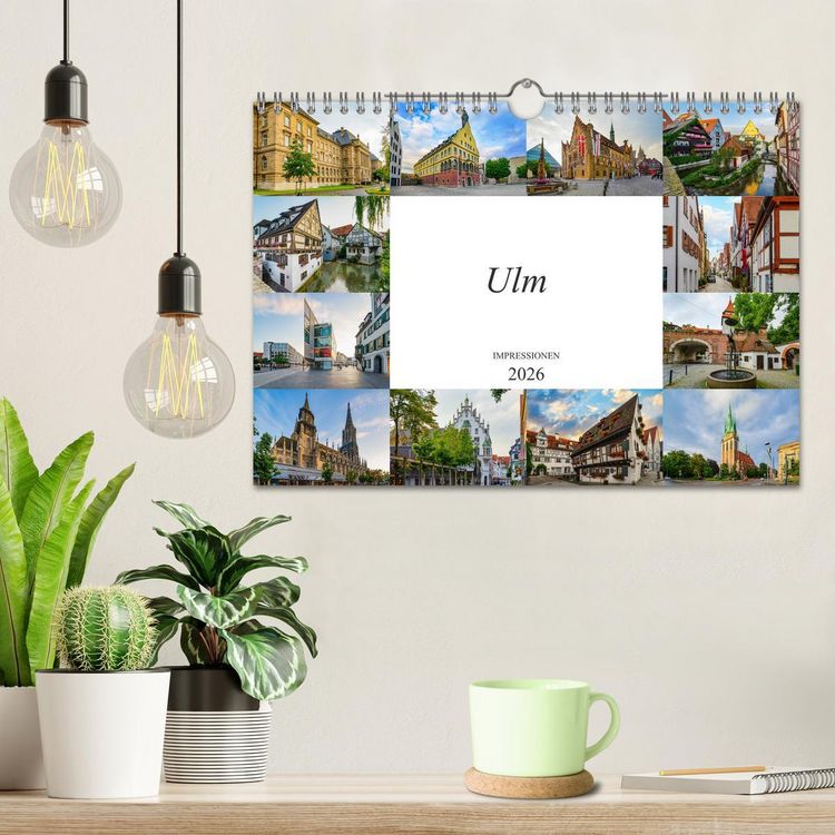 Produktbild: Ulm Impressionen (Wandkalender 2026 DIN A4 quer), CALVENDO Monatskalender