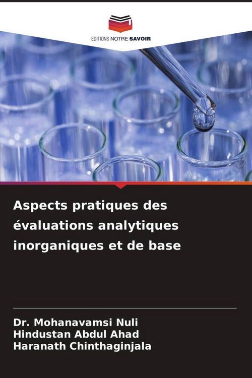 Produktbild: Aspects pratiques des &eacute;valuations analytiques inorganiques et de base