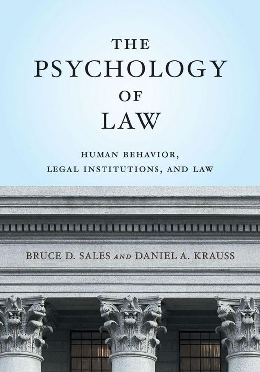 Produktbild: The Psychology of Law