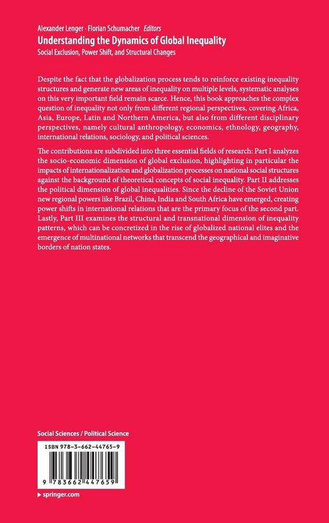 Produktbild: Understanding the Dynamics of Global Inequality