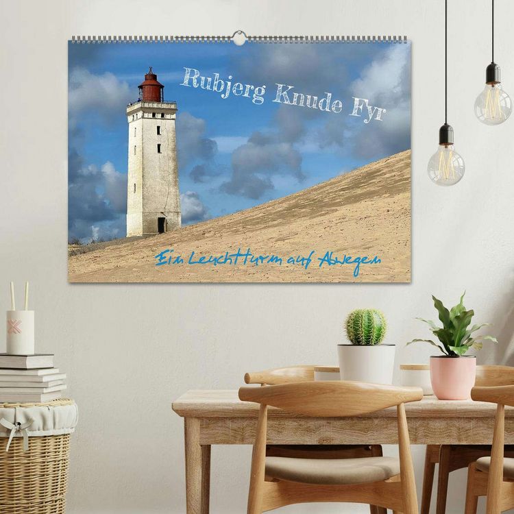 Produktbild: Rubjerg Knude Fyr - Ein Leuchtturm auf Abwegen (Wandkalender 2026 DIN A2 quer), CALVENDO Monatskalender