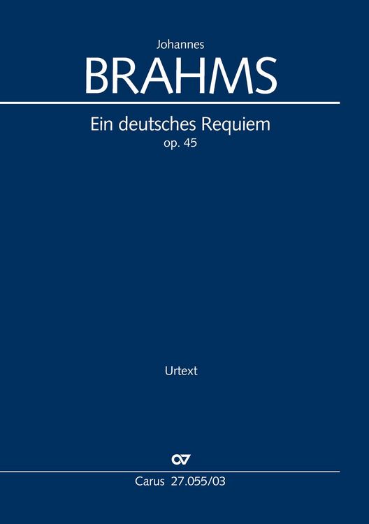 Produktbild: Ein deutsches Requiem (Klavierauszug)