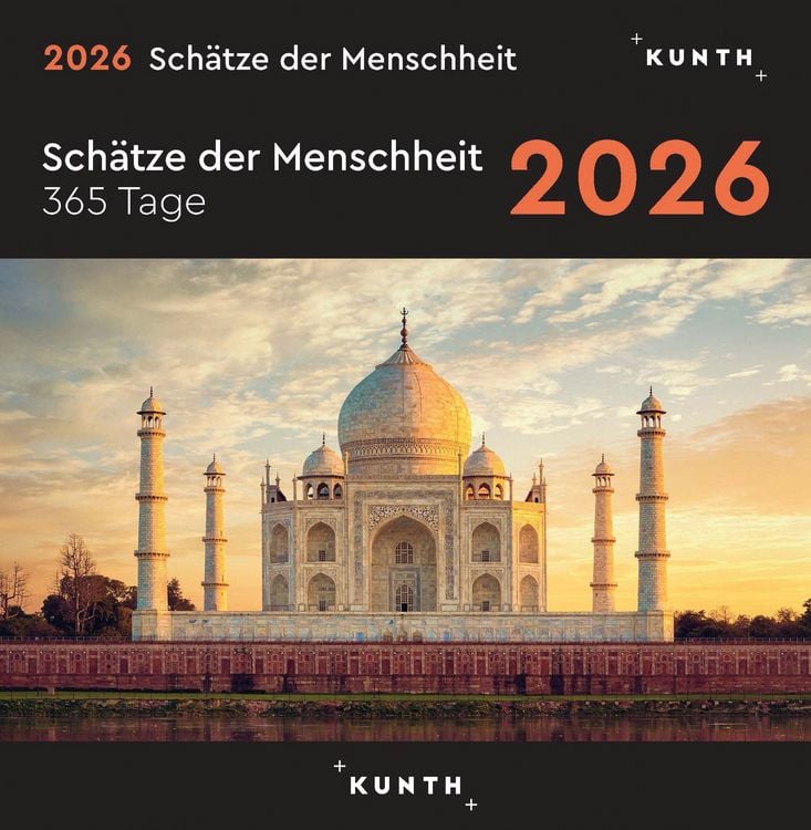 Produktbild: Schätze der Menschheit - KUNTH 365-Tage-Abreißkalender 2026
