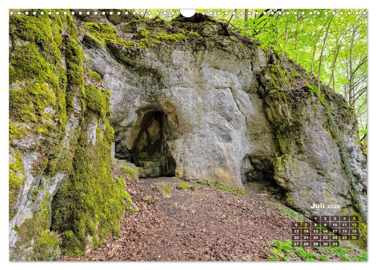 Produktbild: Faszinierende H&ouml;hlen auf der Schw&auml;bischen Alb (Wandkalender 2026 DIN A3 quer), CALVENDO Monatskalender