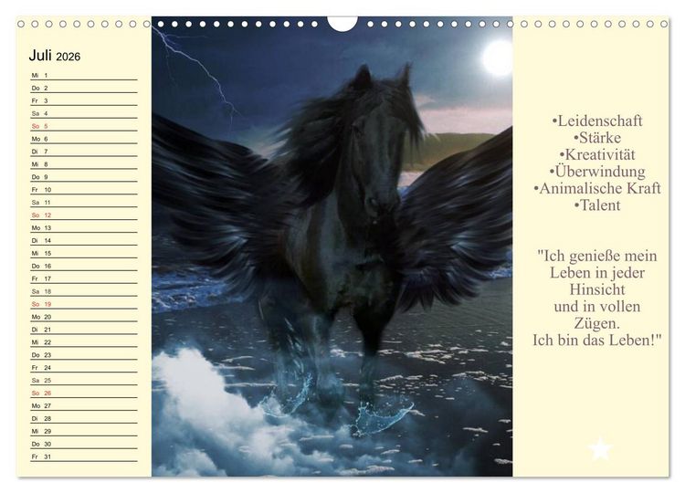Produktbild: Tarot. Spirituell durch das Jahr (Wandkalender 2026 DIN A3 quer), CALVENDO Monatskalender