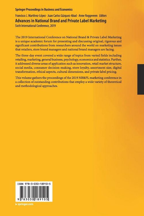 Produktbild: Advances in National Brand and Private Label Marketing