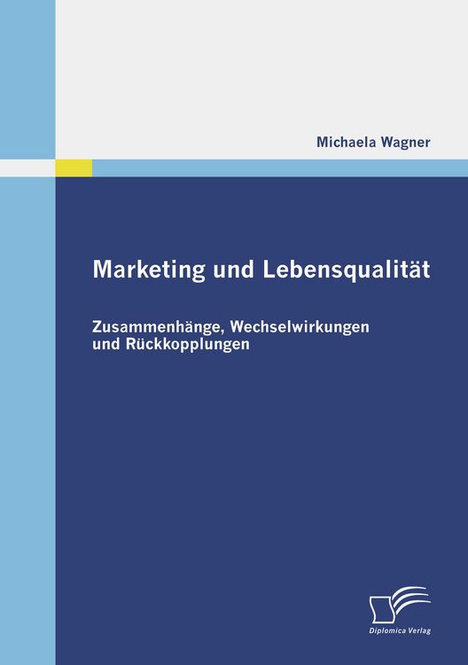 Produktbild: Marketing und Lebensqualit&auml;t