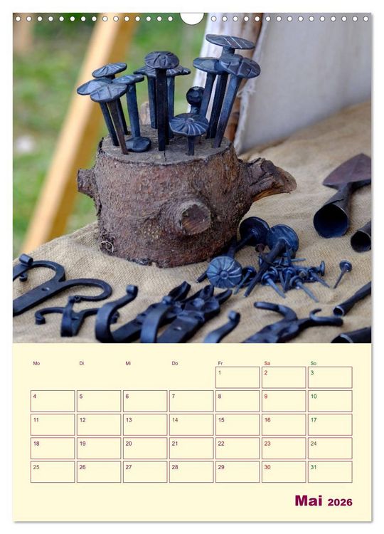 Produktbild: Spektakulum - Mittelalterliches Kalendarium (Wandkalender 2026 DIN A3 hoch), CALVENDO Monatskalender