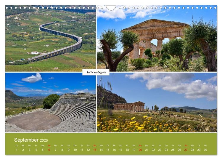 Produktbild: Palermo und der Westen von Sizilien (Wandkalender 2026 DIN A3 quer), CALVENDO Monatskalender