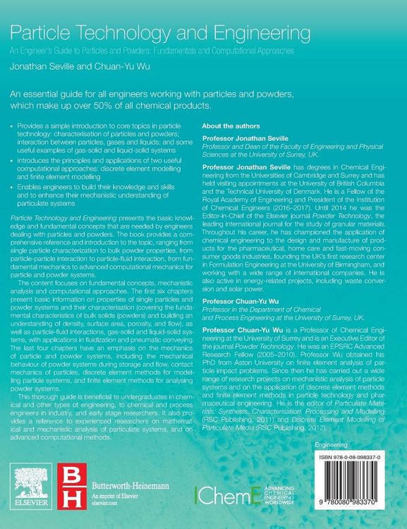 Produktbild: Particle Technology and Engineering