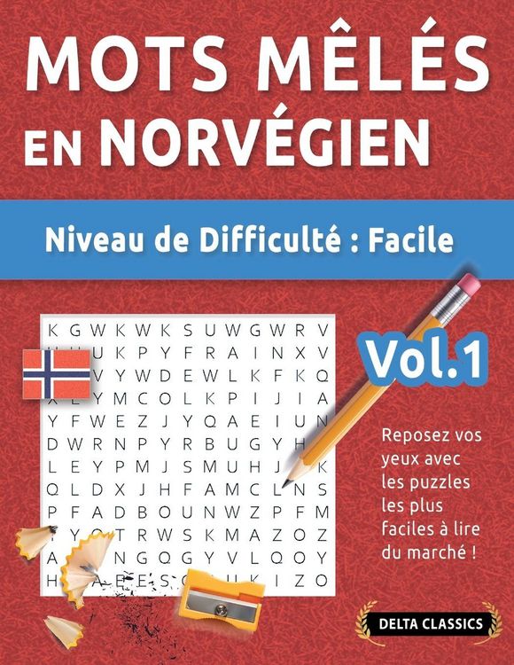 Produktbild: MOTS M&Ecirc;L&Eacute;S EN NORV&Eacute;GIEN - NIVEAU DE DIFFICULT&Eacute;