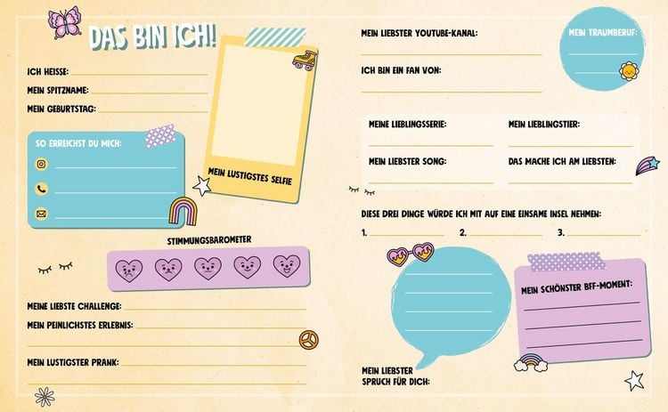 Produktbild: #BFF &ndash; Ava & Isi &ndash; Das Freundebuch der beliebten Social-Media-Stars