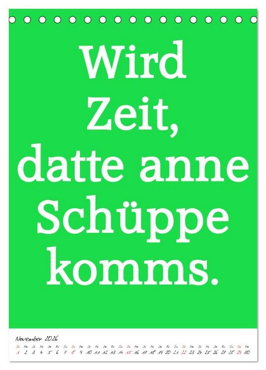 Produktbild: Spr&uuml;che aus&acute;m Pott (Tischkalender 2026 DIN A5 hoch), CALVENDO Monatskalender