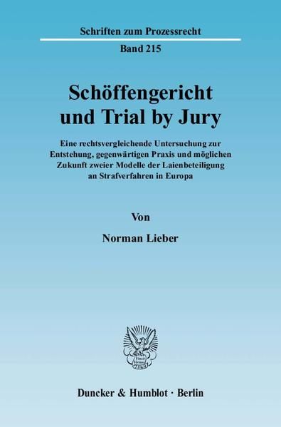 Produktbild: Sch&ouml;ffengericht und Trial by Jury.