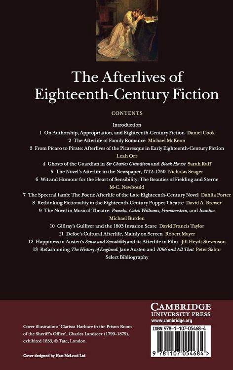 Produktbild: The Afterlives of Eighteenth-Century Fiction