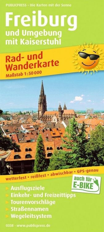 Produktbild: Freiburg und Umgebung mit Kaiserstuhl 1:50 000