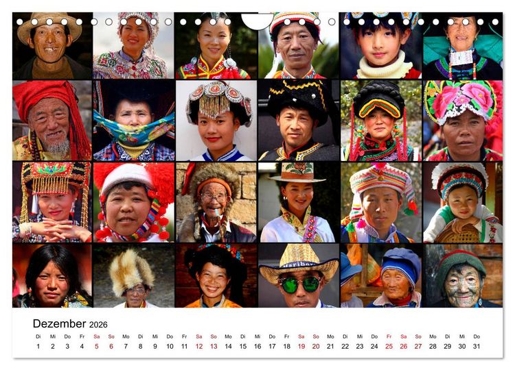 Produktbild: Wildes China (Wandkalender 2026 DIN A4 quer), CALVENDO Monatskalender