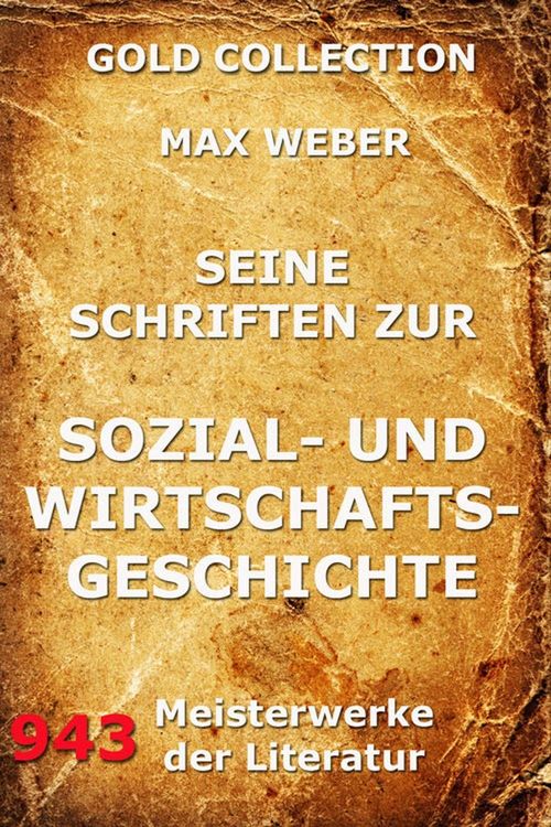 Produktbild: Seine Schriften zur Sozial- und Wirtschaftsgeschichte