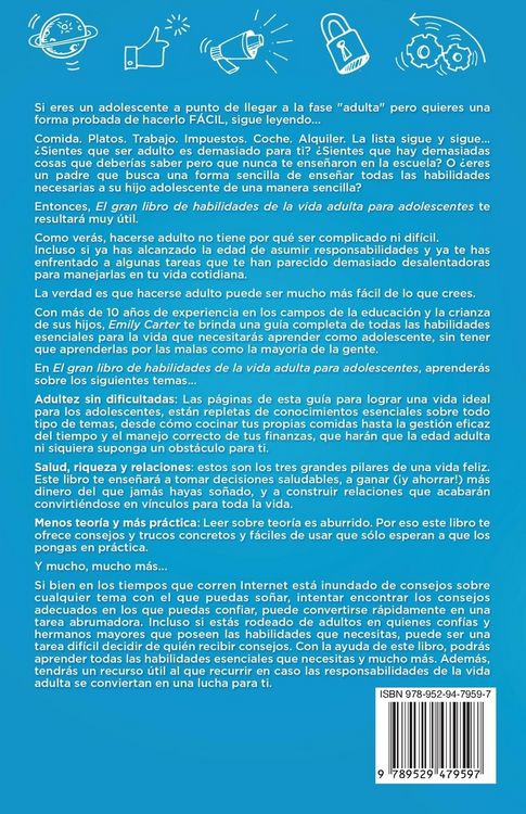Produktbild: El gran libro de habilidades de la vida adulta para adolescentes
