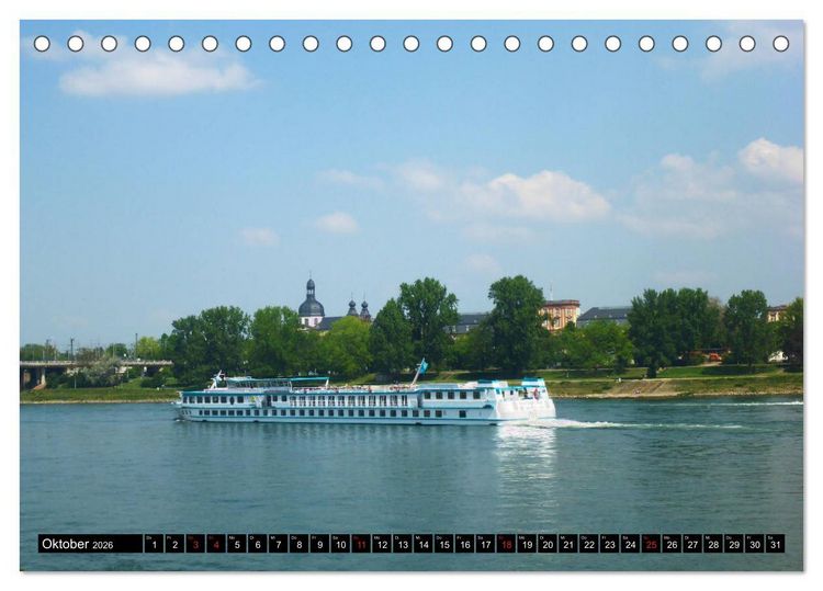 Produktbild: Gr&uuml;nes Mannheim (Tischkalender 2026 DIN A5 quer), CALVENDO Monatskalender