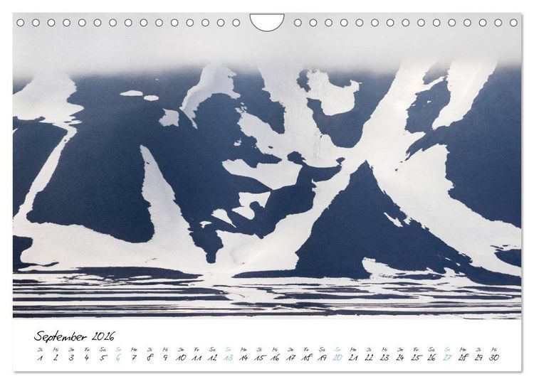 Produktbild: Heike Odermatt: 80&deg; Nord - Fotografien von Spitzbergen und Nordaustland (Wandkalender 2026 DIN A4 quer), CALVENDO Monatskalender