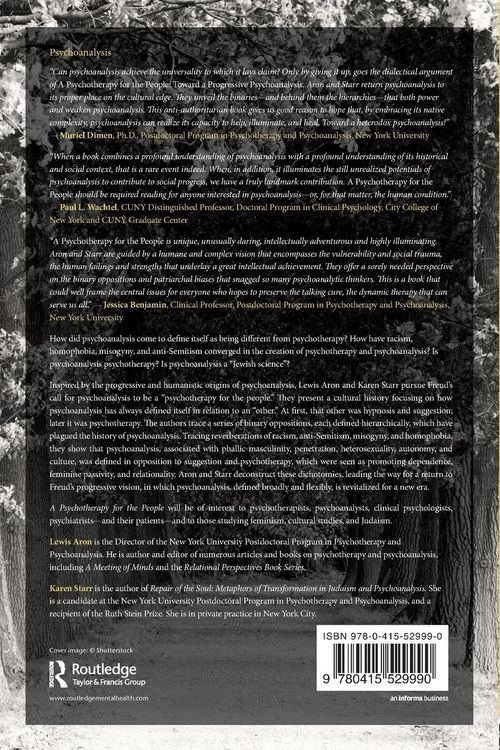 Produktbild: A Psychotherapy for the People