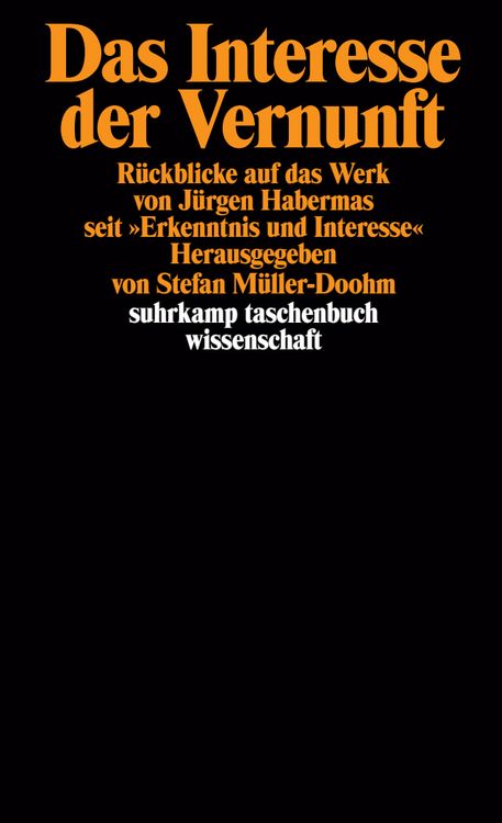 Produktbild: Das Interesse der Vernunft