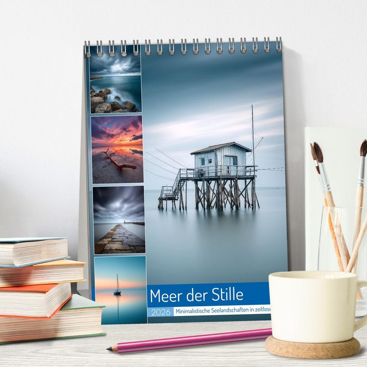 Produktbild: Meer der Stille (Tischkalender 2026 DIN A5 hoch), CALVENDO Monatskalender