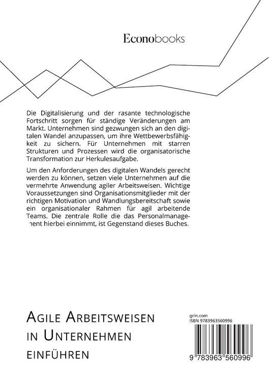 Produktbild: Agile Arbeitsweisen in Unternehmen einf&uuml;hren