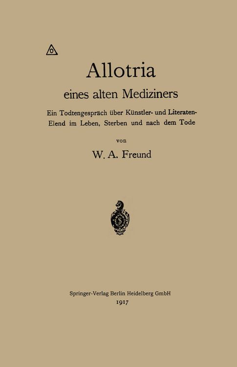Produktbild: Allotria eines alten Mediziners