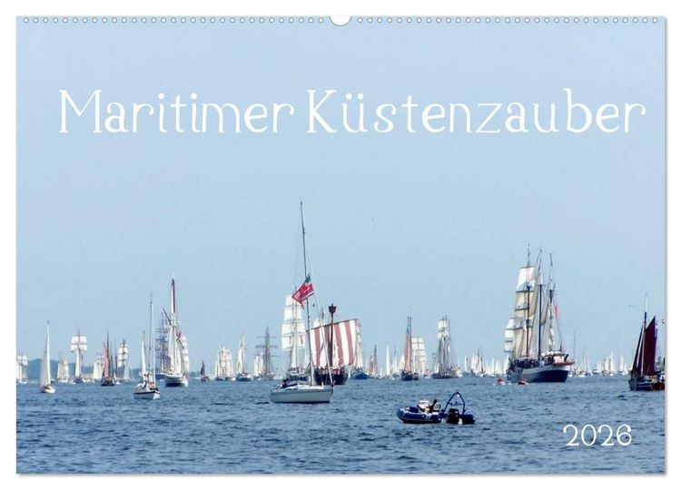 Produktbild: Maritimer K&uuml;stenzauber (Wandkalender 2026 DIN A2 quer), CALVENDO Monatskalender
